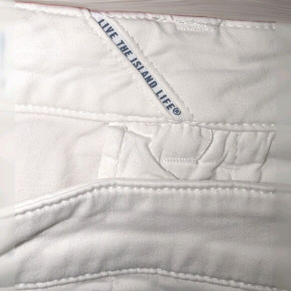 Tommy Bahama Boracay White Stretch Shorts 5.5” Inseam Women's Size 10 - Picture 4 of 6